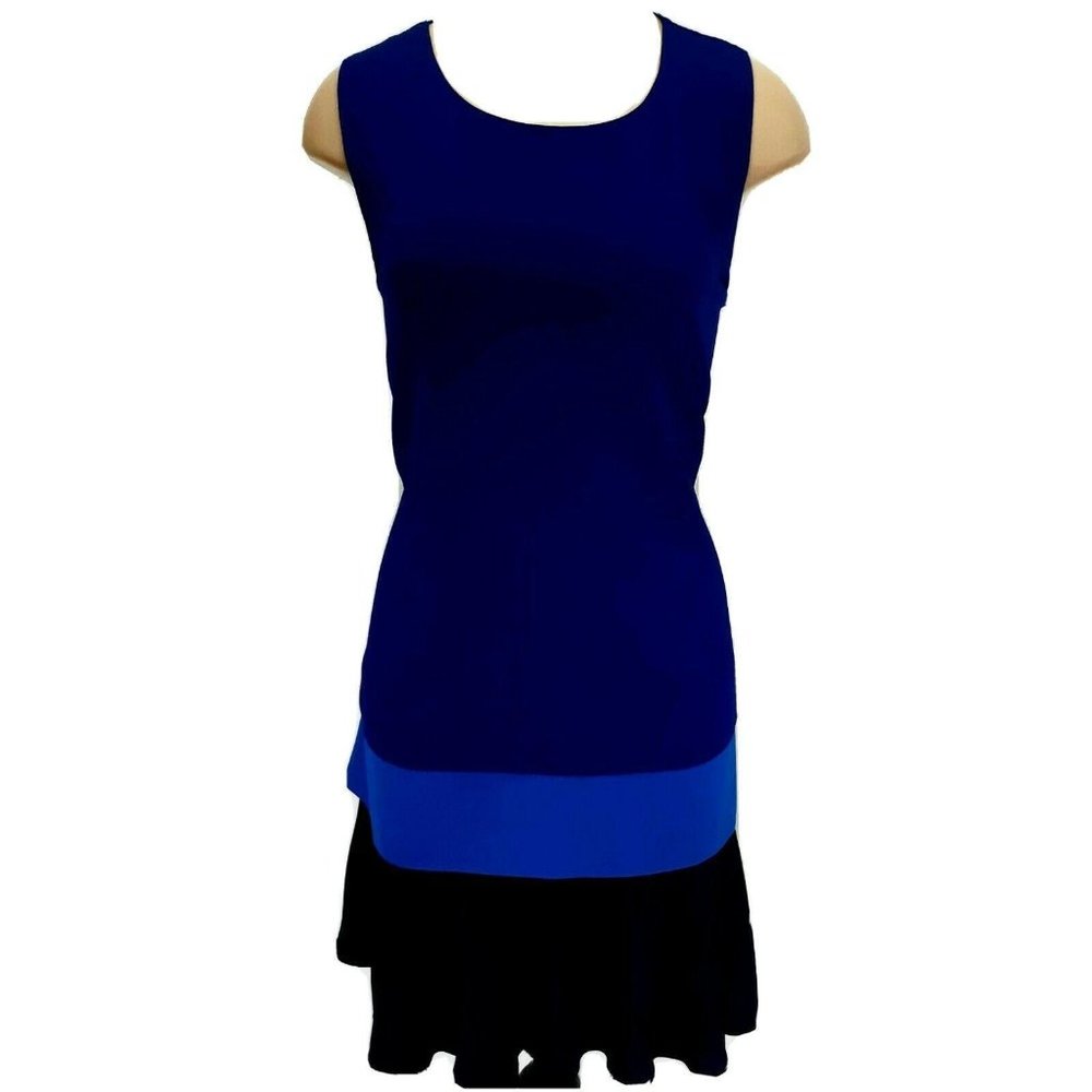 Diane Von Furstenberg DVF Silk Midi Dress Tiered L